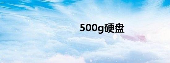 500g硬盘