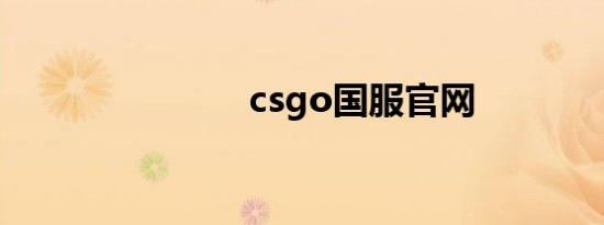 csgo国服官网