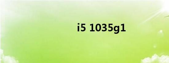i5 1035g1