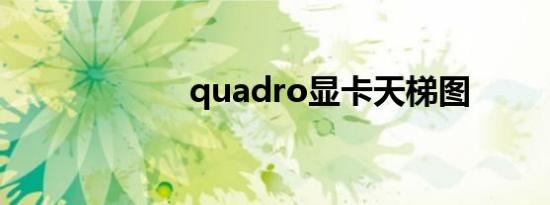 quadro显卡天梯图