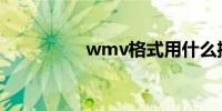 wmv格式用什么播放器