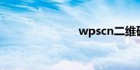 wpscn二维码