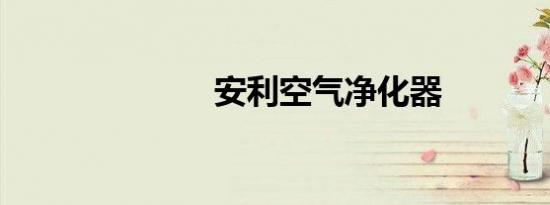 安利空气净化器