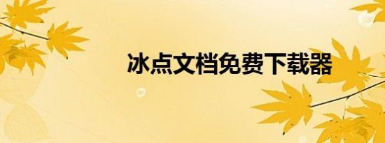 冰点文档免费下载器