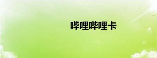 哔哩哔哩卡