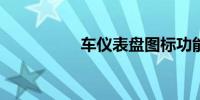 车仪表盘图标功能解读