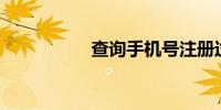 查询手机号注册过app