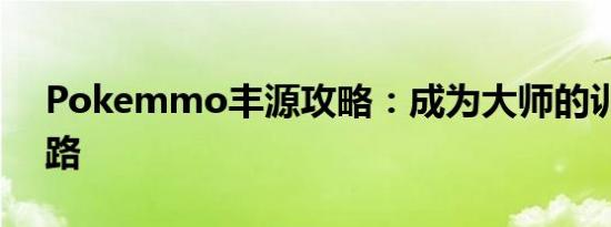 Pokemmo丰源攻略：成为大师的训练师之路