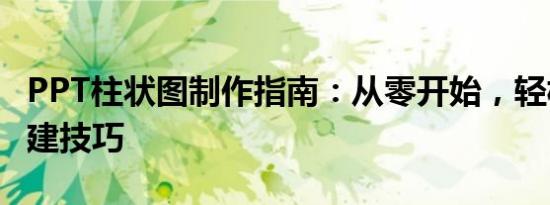 PPT柱状图制作指南：从零开始，轻松掌握创建技巧
