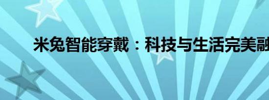 米兔智能穿戴：科技与生活完美融合
