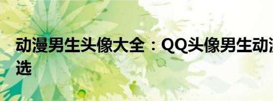 动漫男生头像大全：QQ头像男生动漫图片精选
