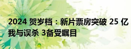 2024 贺岁档：新片票房突破 25 亿，小小的我与误杀 3备受瞩目